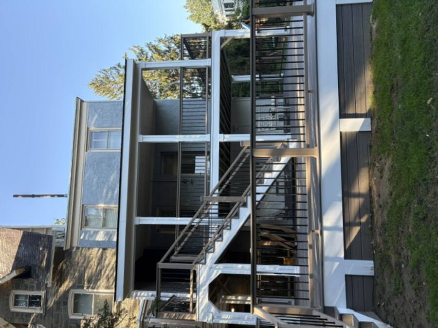 Composite deck mountain view
