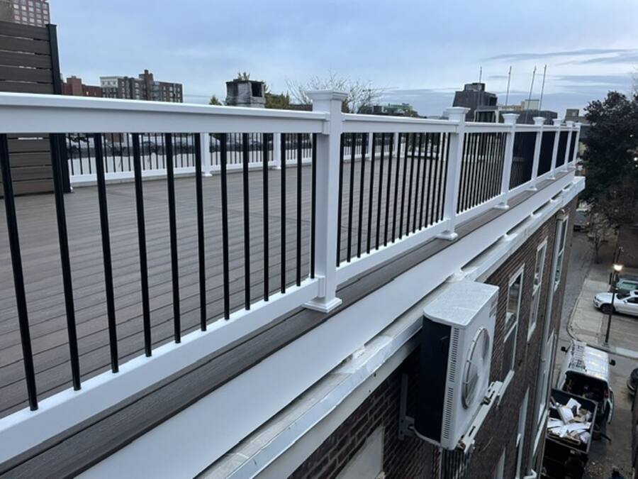 Composite deck skirting