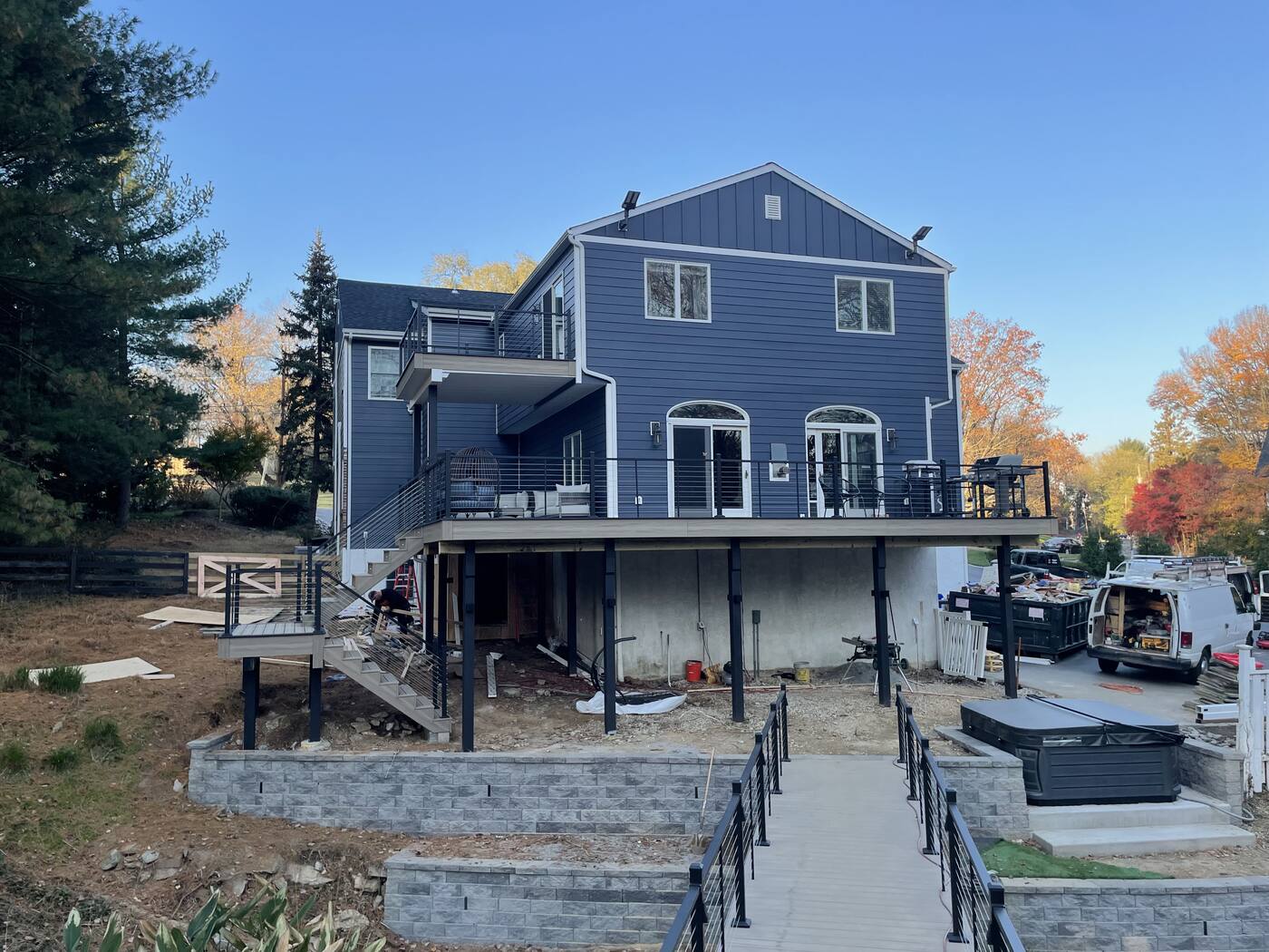 Multi-level deck build New Jersey